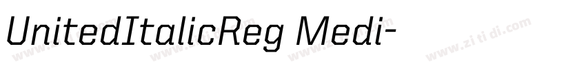 UnitedItalicReg Medi字体转换